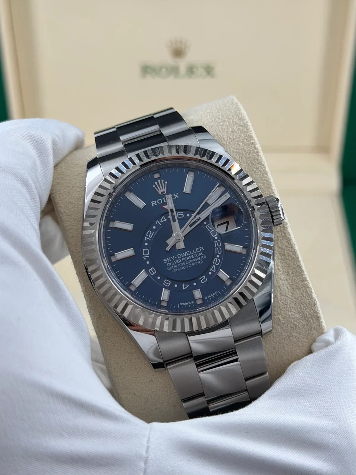 Rolex Sky-Dweller - Blau - Oysterband 336934